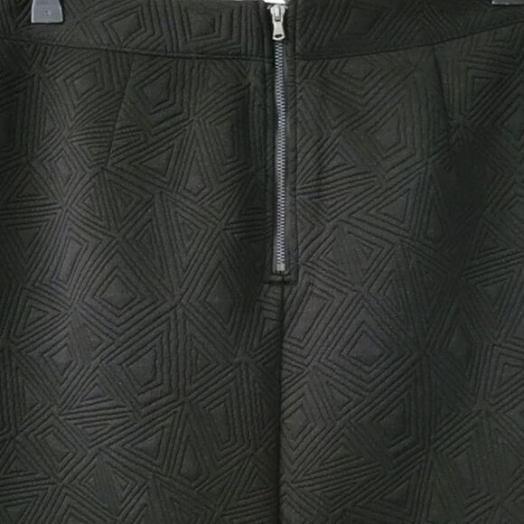 Mossimo Black Patterned Crossover Stretch Knit Pencil Skirt Size M - Picture 5 of 7